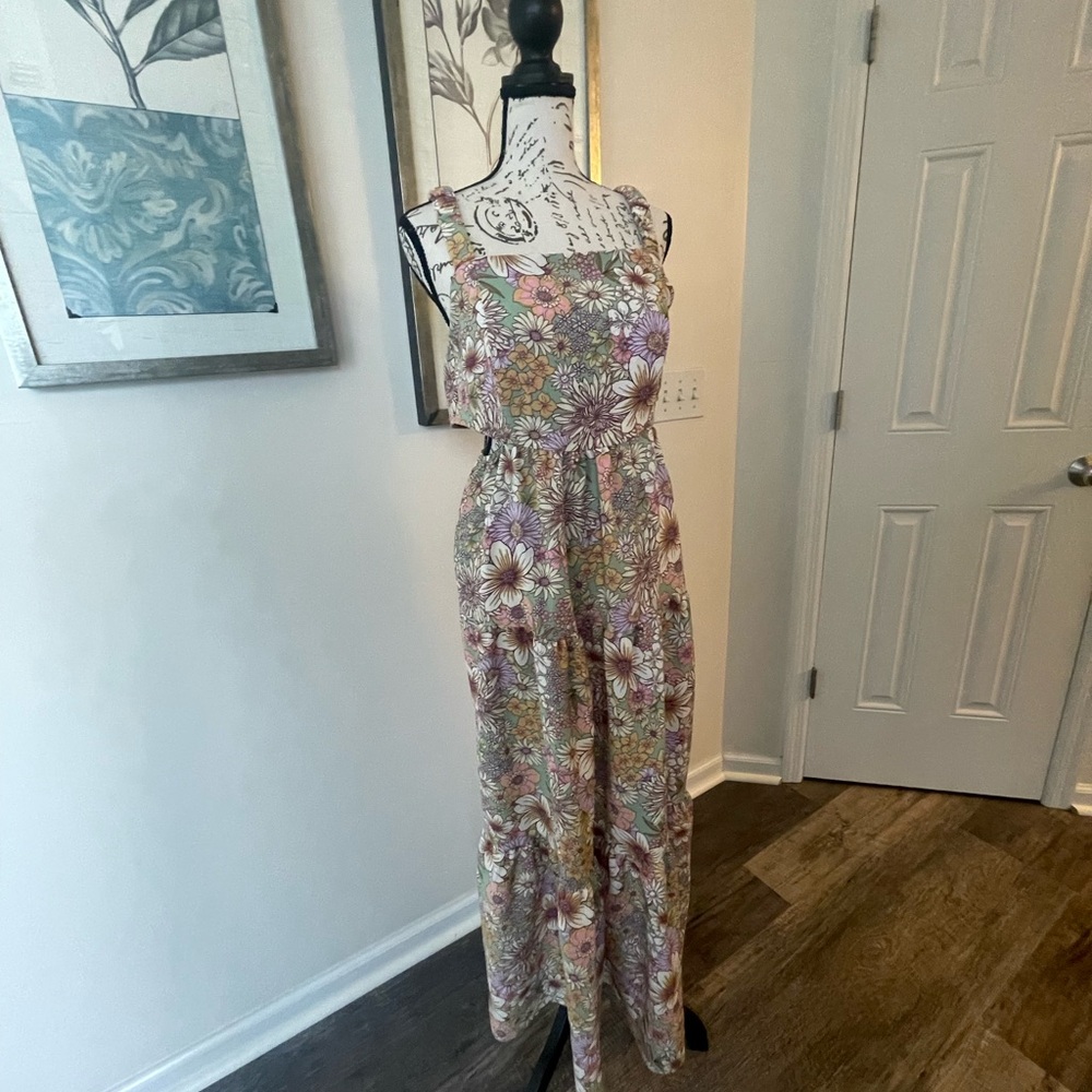 ADORABLE MAXI SUNDRESS☀️ FLORAL